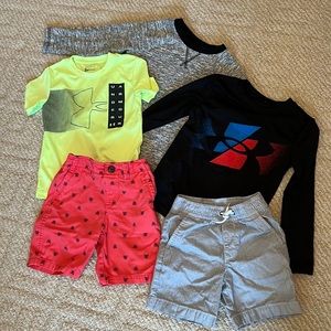 Lot 5 items. Boys size 4.
